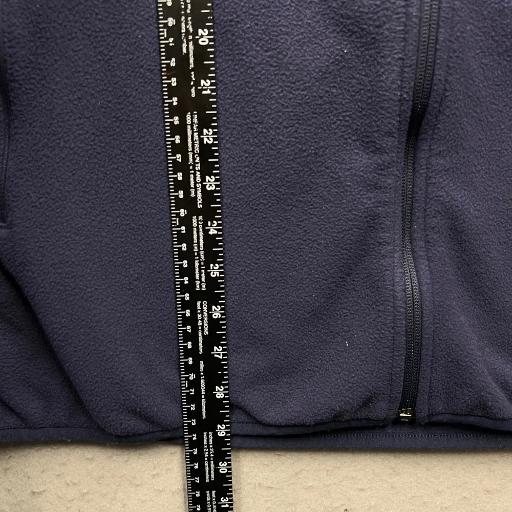 Marmot Mens XL Navy Blue Full Zip Fleece Jacket M12649 Recycled Outdoor Layer